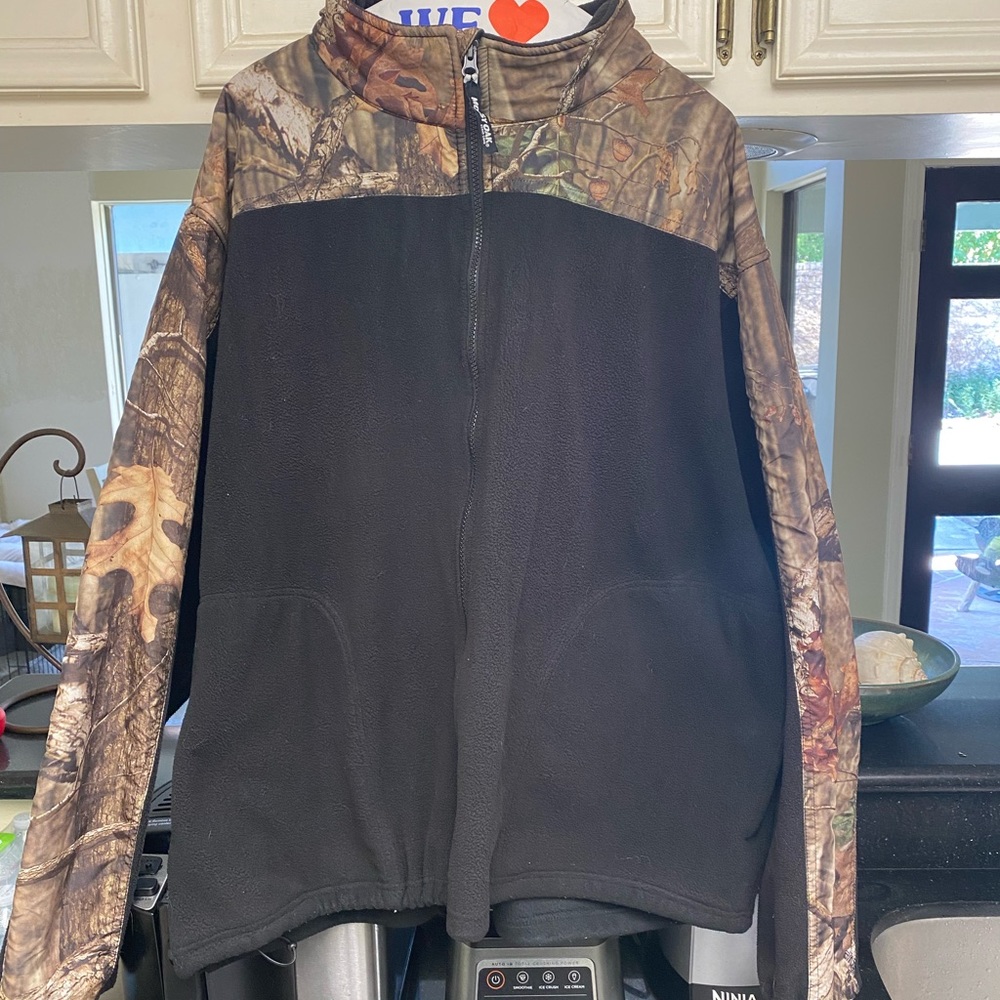 Men’s mossy oak fleece jacket